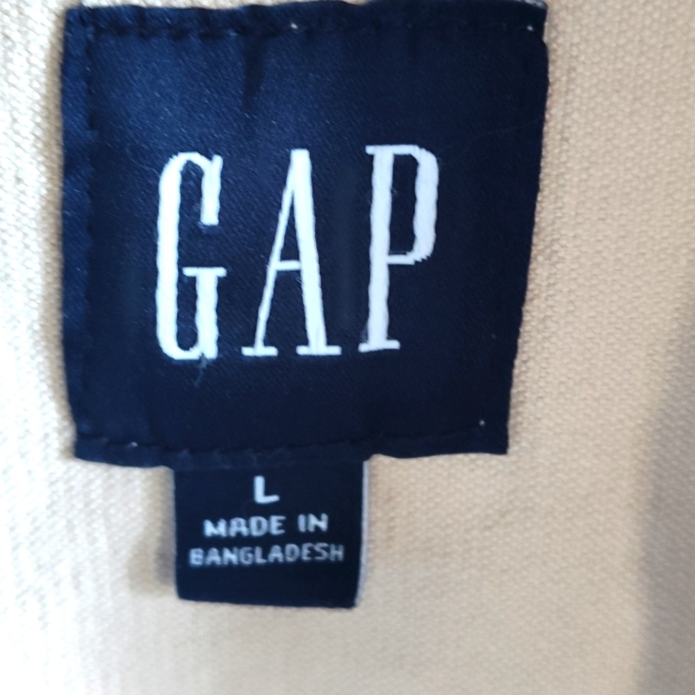 GAP Women's Cream Corduroy Jacket With Puff Sleeve | Large - Picture 4 of 6